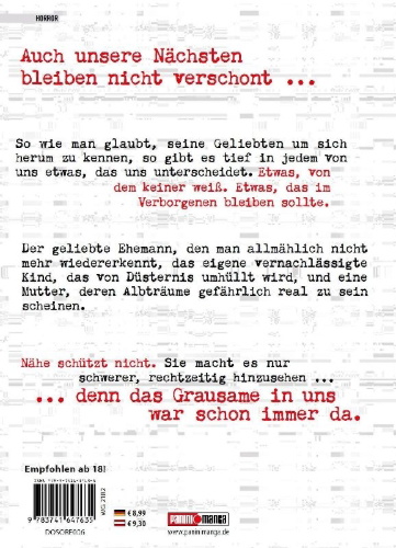 Buchcover und Innenansicht für das Buch: Furcht: Horrorgeschichten aus dem modernen Japan 06