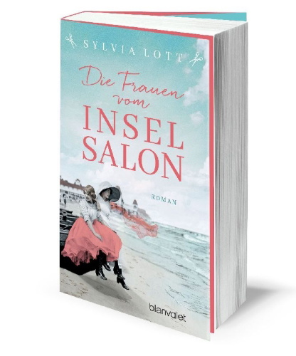 Buchcover und Innenansicht für das Buch: Die Frauen vom Inselsalon
