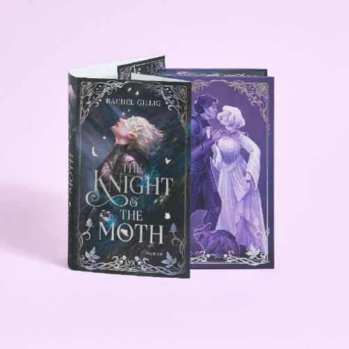 Buchcover und Innenansicht für das Buch: The Knight and the Moth