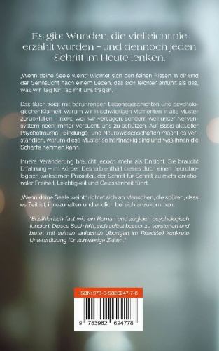 Buchcover und Innenansicht für das Buch: Wenn deine Seele weint