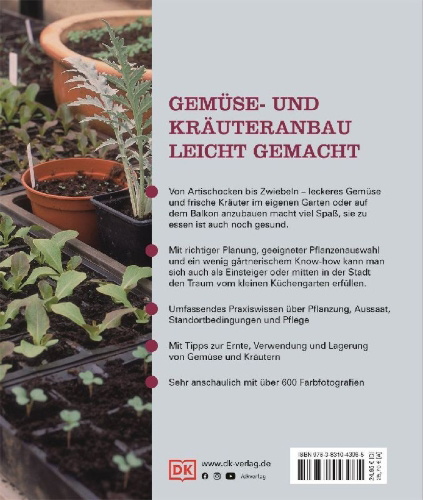 Buchcover und Innenansicht für das Buch: Gemüse für jeden Garten