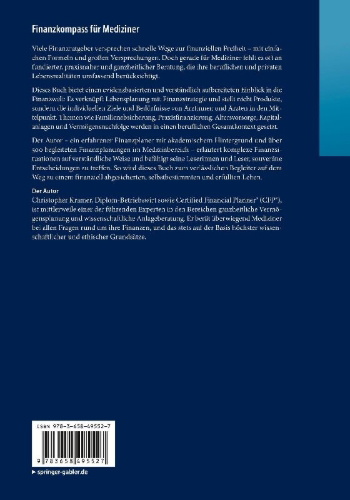 Buchcover und Innenansicht für das Buch: Finanzkompass für Mediziner