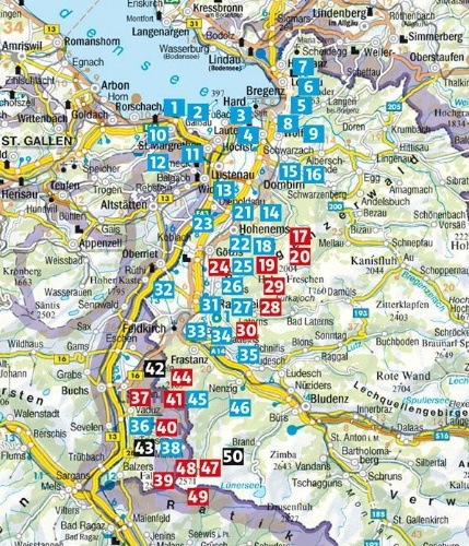 Buchcover und Innenansicht für das Buch: Bodensee - Rätikon