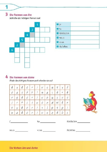 Buchcover und Innenansicht für das Buch: Découvertes 2 (ab 2020) - Übungsblock 2. Lernjahr