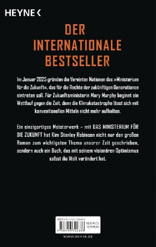 Buchcover und Innenansicht für das Buch: Ministry for the Future