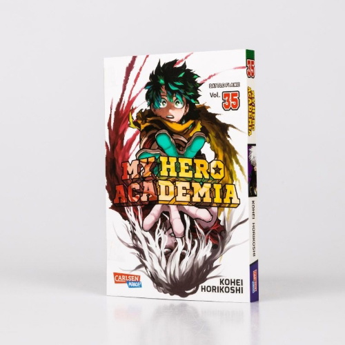Buchcover und Innenansicht für das Buch: Boku no Hero Academia