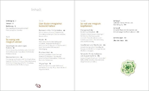 Buchcover und Innenansicht für das Buch: The Living Soil Handbook