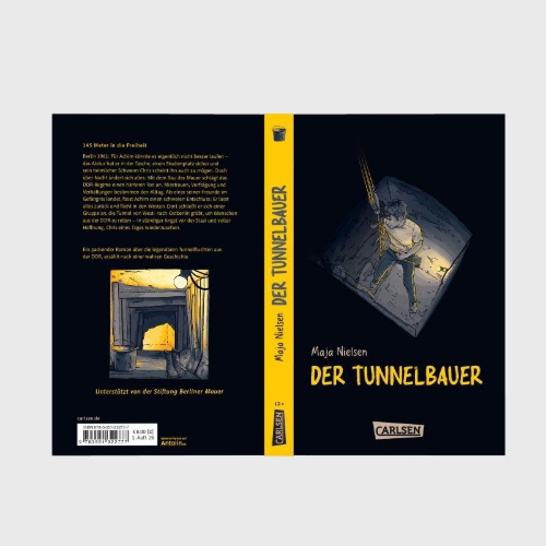 Buchcover und Innenansicht für das Buch: Der Tunnelbauer