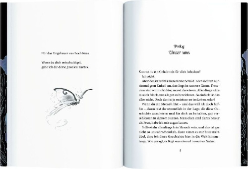 Buchcover und Innenansicht für das Buch: Die Schule der außergewöhnlichen Feen (Bd. 1)