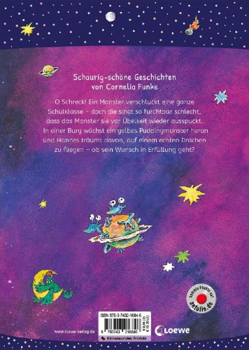 Buchcover und Innenansicht für das Buch: Monsterspuk und Drachenflug