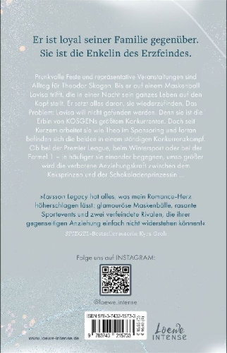 Buchcover und Innenansicht für das Buch: Larsson Legacy (Crumbling Hearts, Band 3)