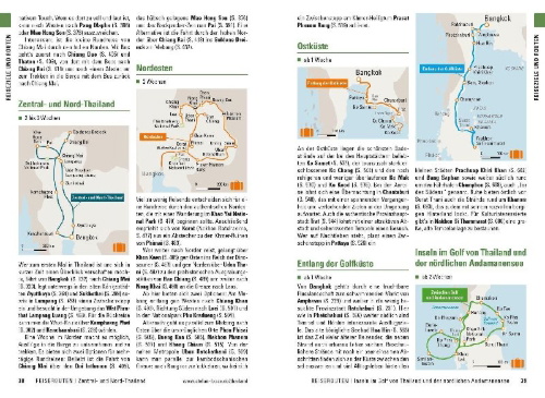 Buchcover und Innenansicht für das Buch: Stefan Loose Reiseführer Thailand
