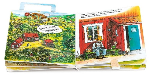 Buchcover und Innenansicht für das Buch: Lilla pannkakstårtan