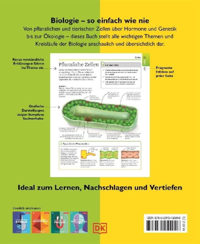 Buchcover und Innenansicht für das Buch: Visuelles Wissen. Biologie