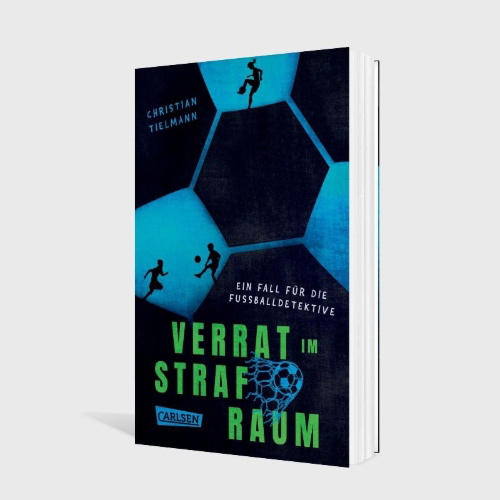 Buchcover und Innenansicht für das Buch: Verrat im Strafraum - Ein Fall für die Fußballdetektive