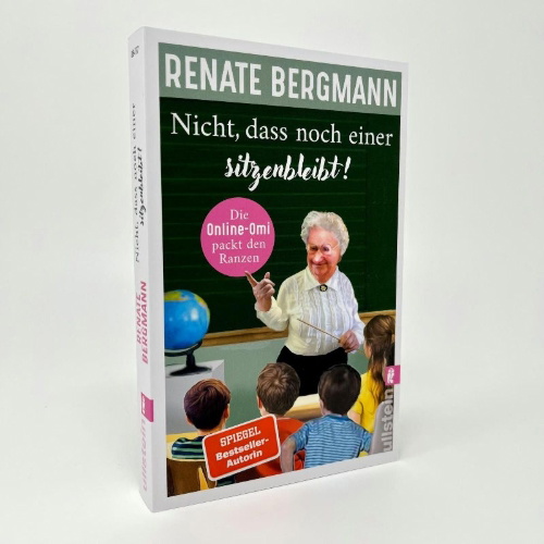 Buchcover und Innenansicht für das Buch: Nicht, dass noch einer sitzenbleibt!