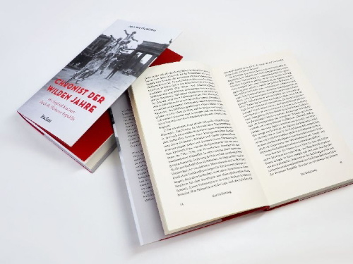 Buchcover und Innenansicht für das Buch: Chronist der wilden Jahre. Mit Siegfried Kracauer durch die Weimarer Republik