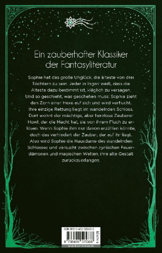Buchcover und Innenansicht für das Buch: Howl's Moving Castle