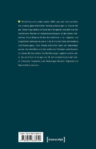 Buchcover und Innenansicht für das Buch: Die Regierung der Gesundheit