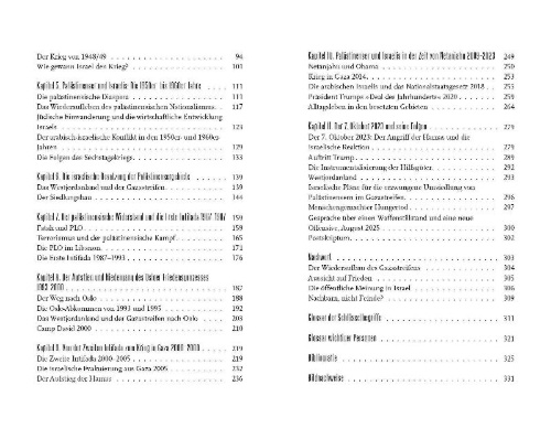 Buchcover und Innenansicht für das Buch: Palestinians and Israelis