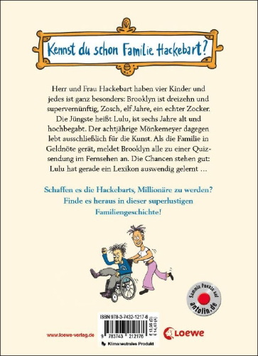 Buchcover und Innenansicht für das Buch: Crazy Family