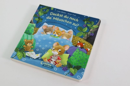 Buchcover und Innenansicht für das Buch: Deckst du noch die Mäuschen zu?
