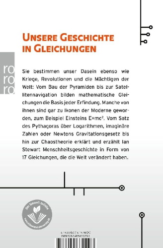 Buchcover und Innenansicht für das Buch: Seventeen Equations that Changed the World