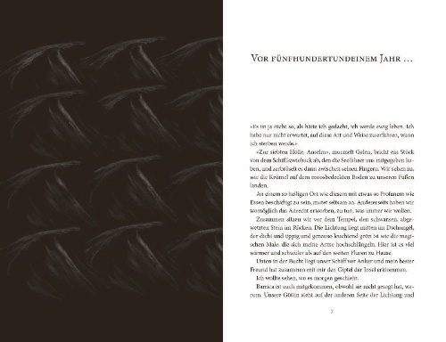 Buchcover und Innenansicht für das Buch: The Isles of the Gods
