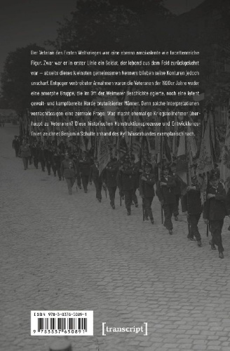 Buchcover und Innenansicht für das Buch: Veteranen des Ersten Weltkrieges
