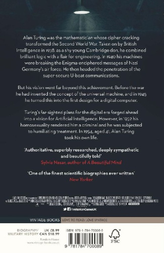 Buchcover und Innenansicht für das Buch: Alan Turing: The Enigma. Film Tie-In