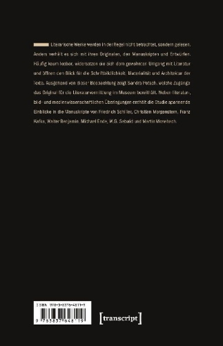 Buchcover und Innenansicht für das Buch: Literatur sehen