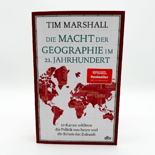 Buchcover und Innenansicht für das Buch: Die Macht der Geographie im 21. Jahrhundert
