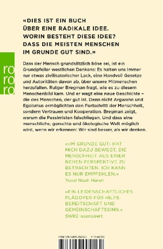 Buchcover und Innenansicht für das Buch: De Meeste Mensen Deugen/Humankind