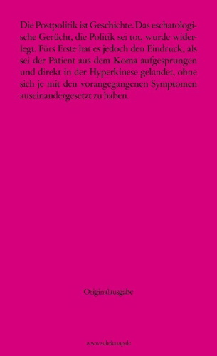 Buchcover und Innenansicht für das Buch: Hyperpolitik
