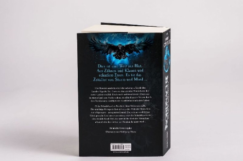 Buchcover und Innenansicht für das Buch: The Shadow of the Gods (The Bloodsworn Saga 1)