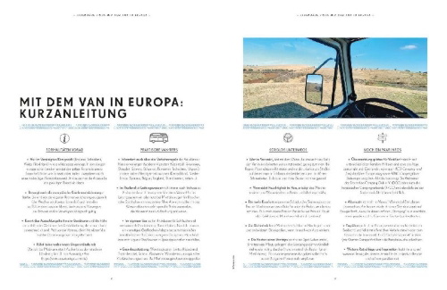 Buchcover und Innenansicht für das Buch: Van en Europe