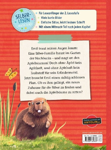 Buchcover und Innenansicht für das Buch: Emil Einstein (Leseanfänger, Bd. 1)