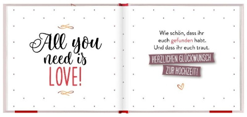 Buchcover und Innenansicht für das Buch: Just married.