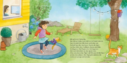 Buchcover und Innenansicht für das Buch: LESEMAUS 210: Mila geht nicht mit jedem mit