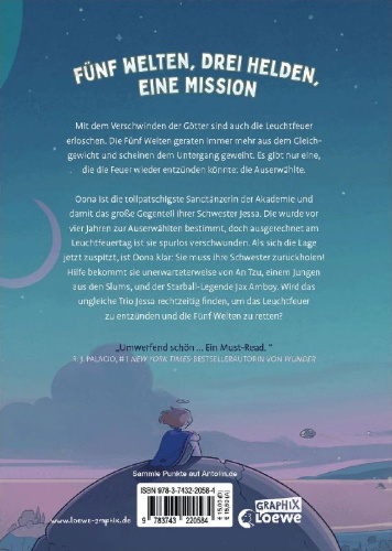 Buchcover und Innenansicht für das Buch: 5 Worlds (Band 1) - Der Sandkrieger