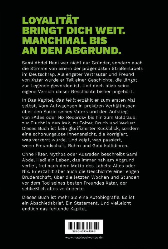 Buchcover und Innenansicht für das Buch: Das Kapitel, das fehlt