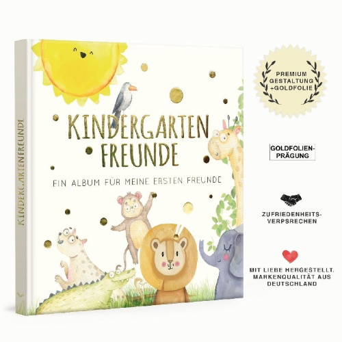 Buchcover und Innenansicht für das Buch: Kindergartenfreunde - SAFARI