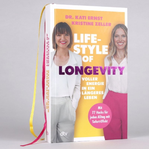 Buchcover und Innenansicht für das Buch: Lifestyle of Longevity