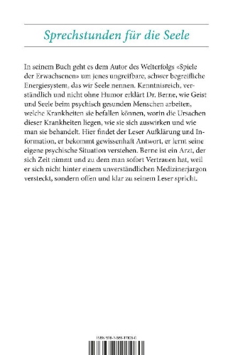 Buchcover und Innenansicht für das Buch: Sprechstunden für die Seele