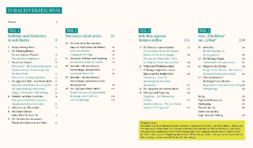 Buchcover und Innenansicht für das Buch: So heilt dein inneres Kind
