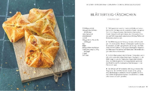 Buchcover und Innenansicht für das Buch: Überraschende Ideen für deinen Airfryer
