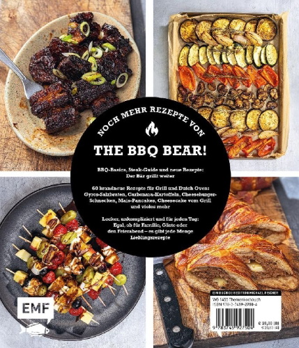 Buchcover und Innenansicht für das Buch: Grillen wie ein Bär 2