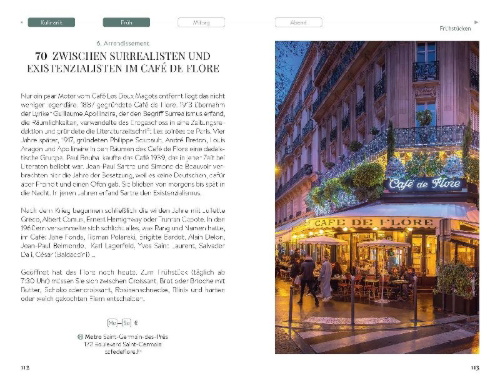 Buchcover und Innenansicht für das Buch: Mein perfektes Wochenende Paris