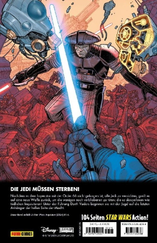Buchcover und Innenansicht für das Buch: Star Wars: Inquisitors (2024) 1-4