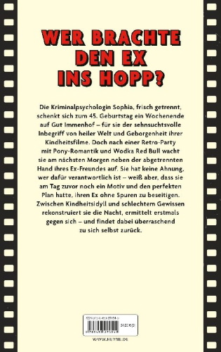 Buchcover und Innenansicht für das Buch: Filmriss auf Immenhof